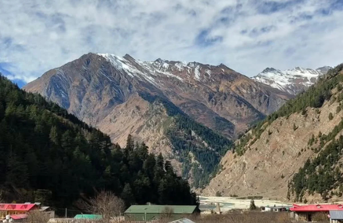 Harshil Valley mountain view